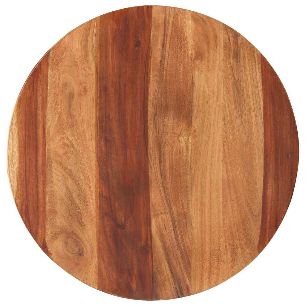 Tischplatte Massivholz Akazie Rund 15-16 mm 40 cm