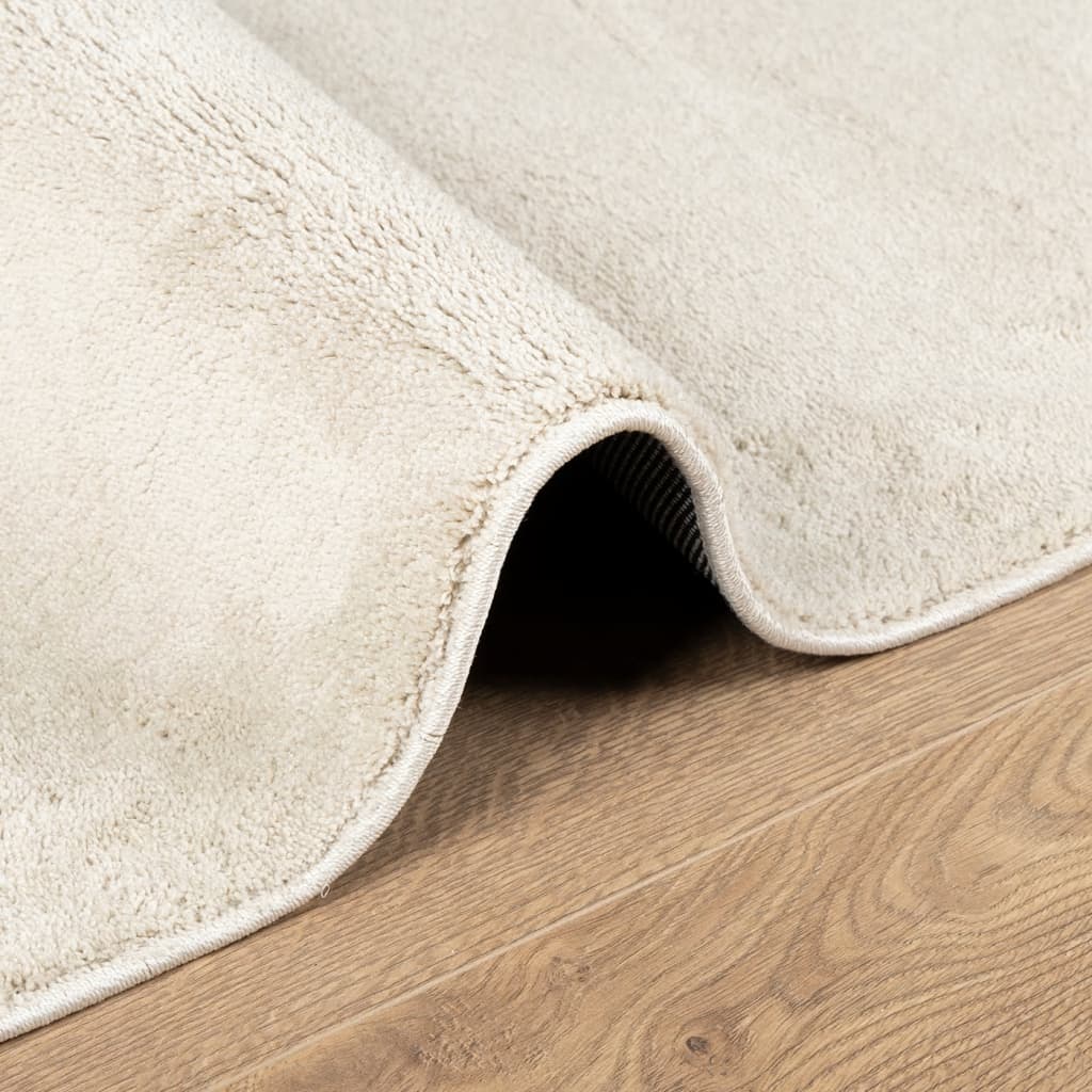 Teppich OVIEDO Kurzflor Anthrazit 120x120 cm