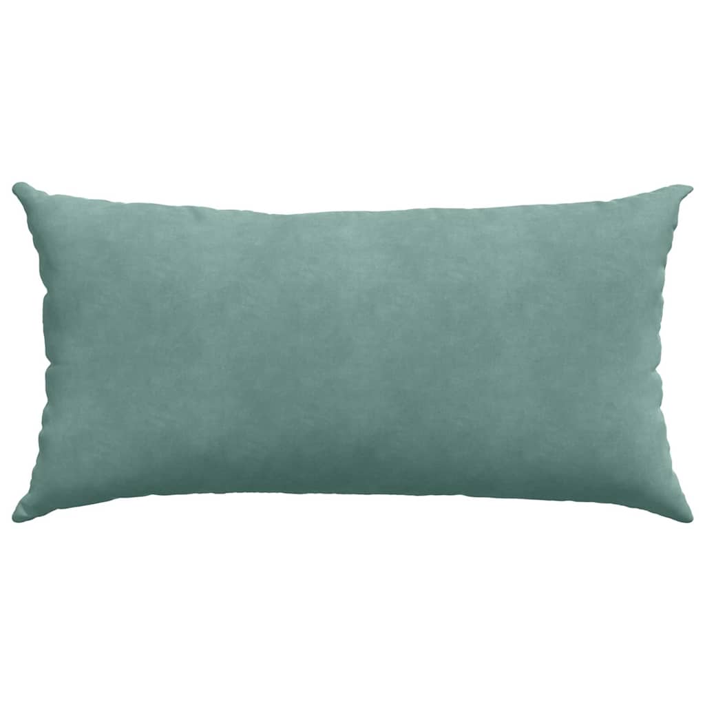 Sofakissen 2 Stück Blau 50 x 30 cm Cordstoff