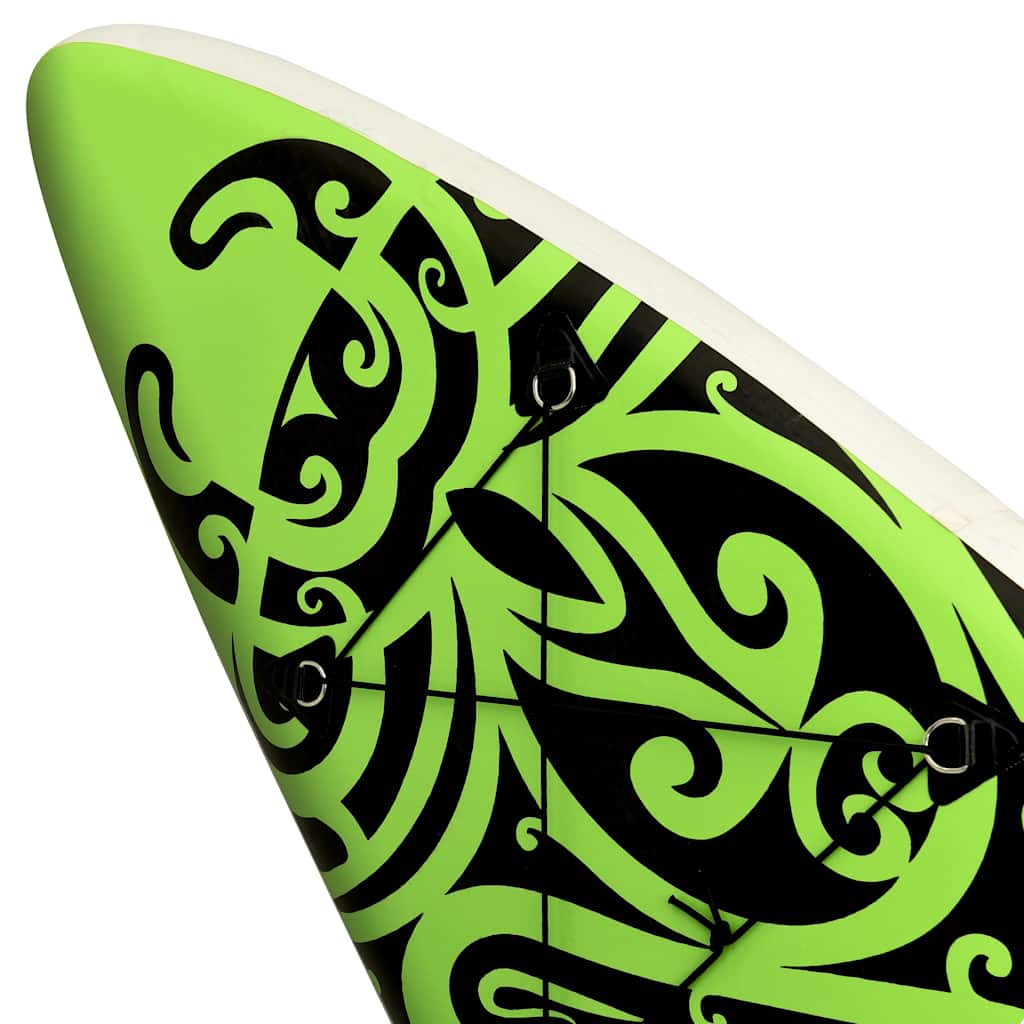 Aufblasbares Stand Up Paddle Board Set 305x76x15 cm Blau