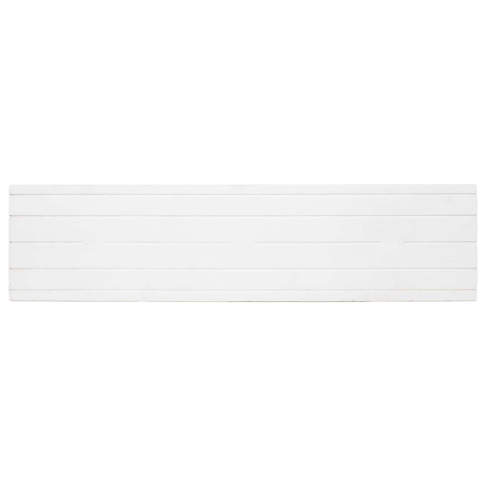 Wandpaneele 10 pcs Hellgrau 100 x 25 cm EPS-Schaum