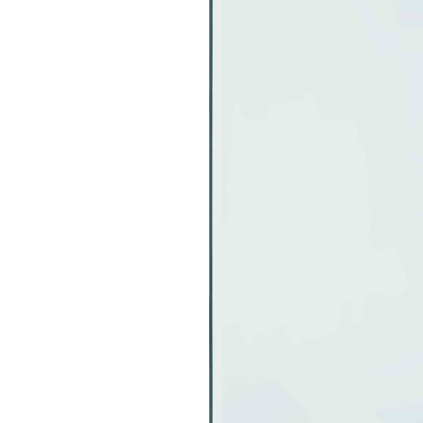 Feuerstelle Glasplatte Transparent 80 x 50 cm Glas