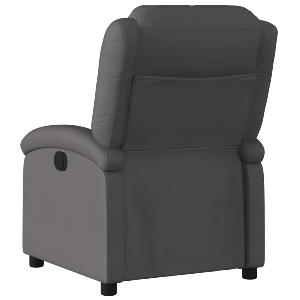 Relaxsessel Echtleder Schwarz