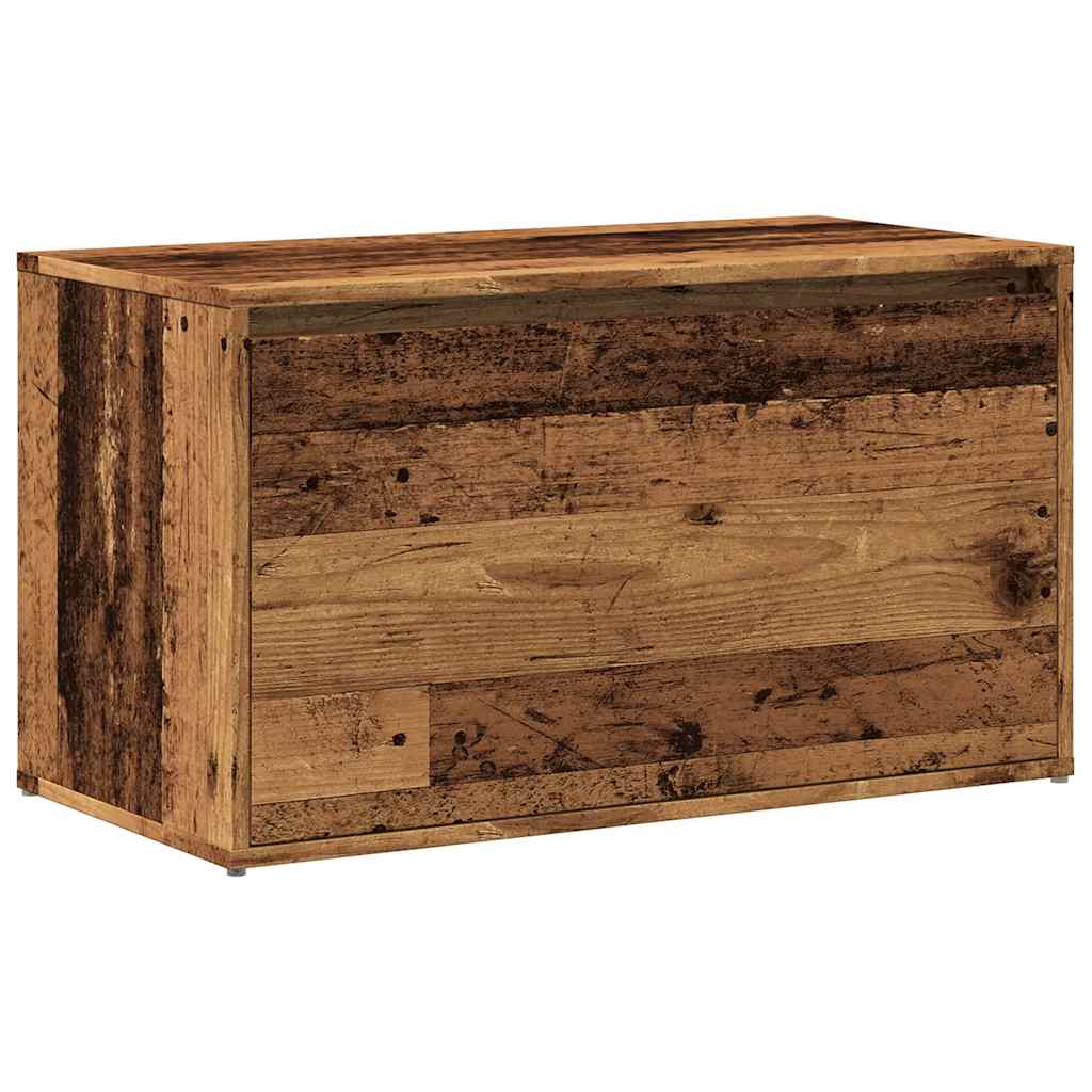 Flurbank 80x40x45 cm Weiß Holzwerkstoff