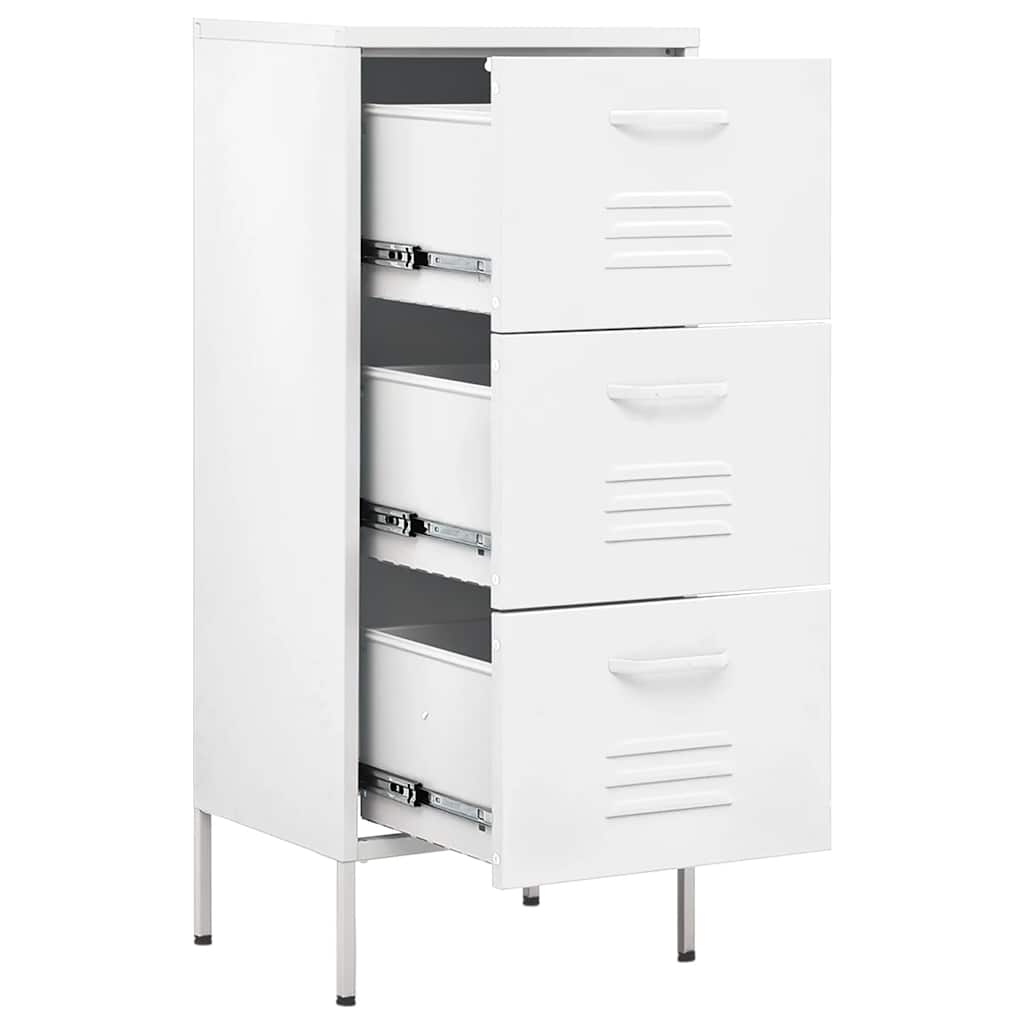 Beistellschrank Olivgrün 42,5x35x101,5 cm Stahl