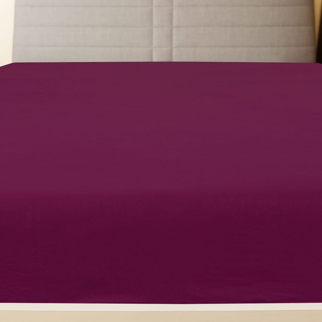 Spannbettlaken Jersey Anthrazit 90x200 cm Baumwolle