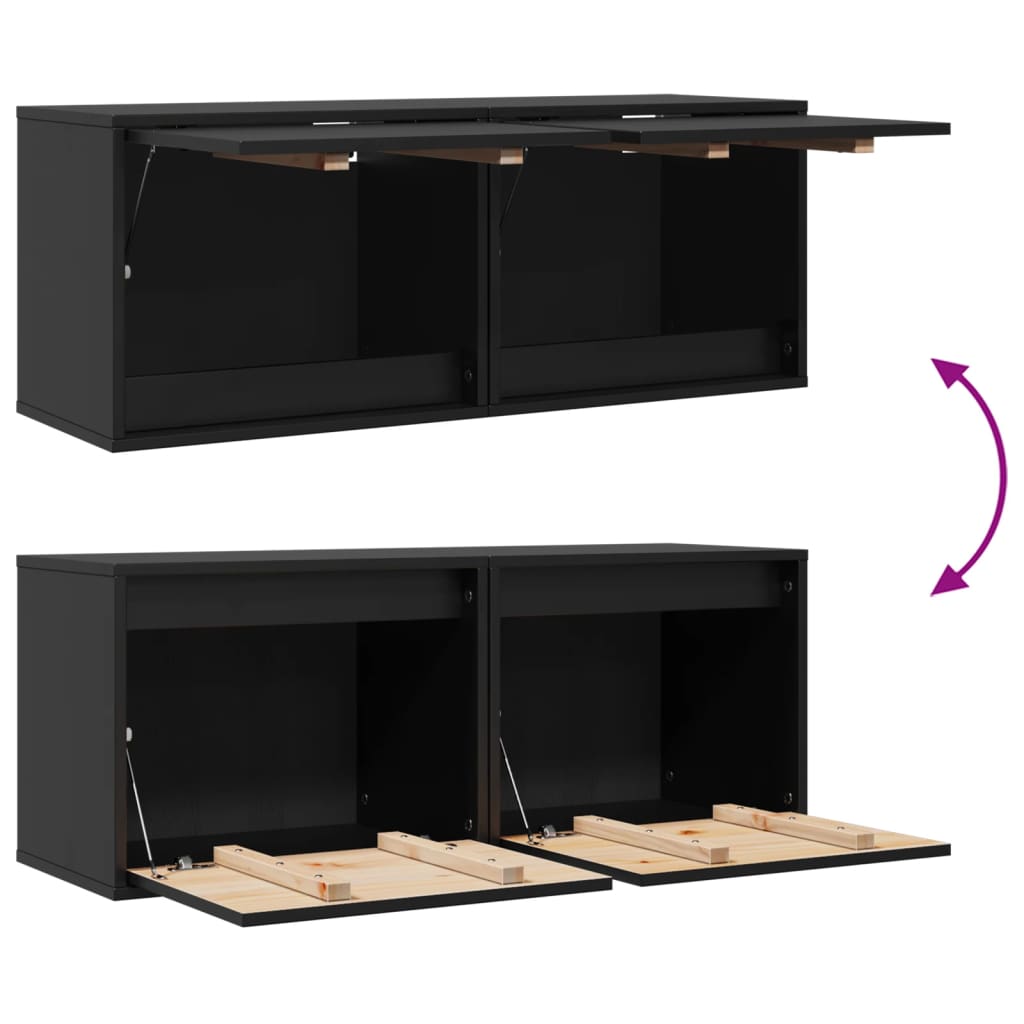 Wandschrank 45x30x35 cm Massivholz Kiefer