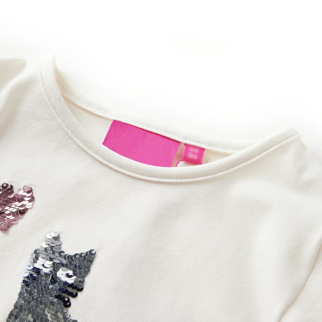 Kinder-Langarmshirt Hellrosa 128