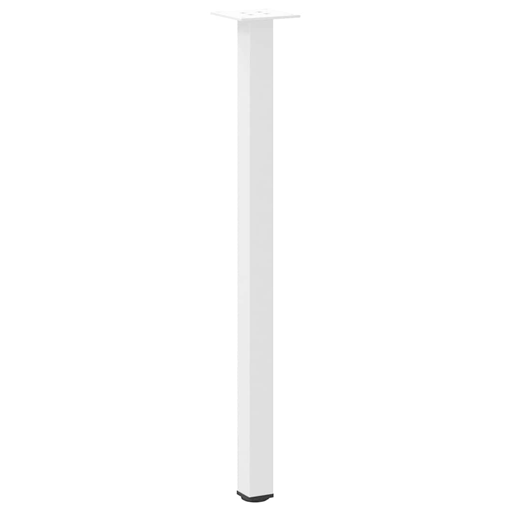 Bartischbeine 4 Stk. Schwarz 100-102 cm Stahl
