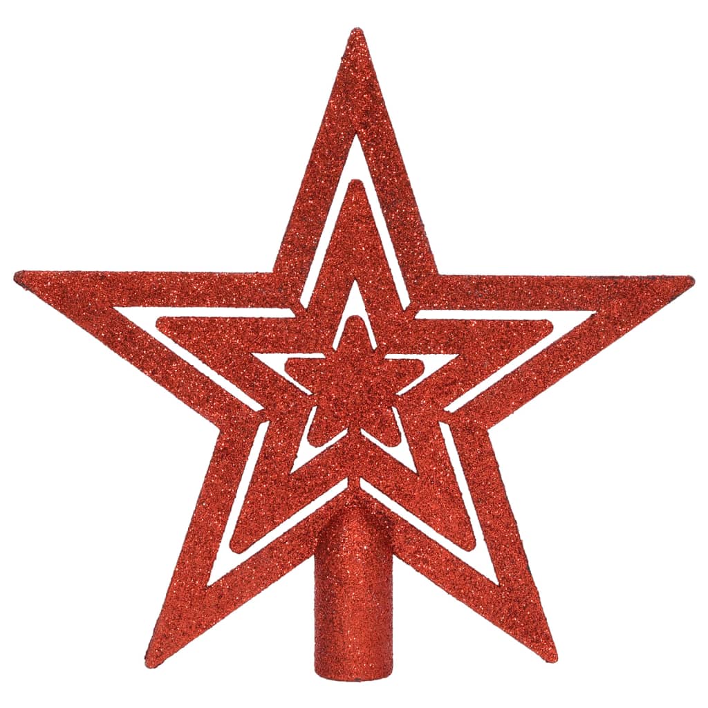 70-tlg. Weihnachtskugel-Set Golden und Rot