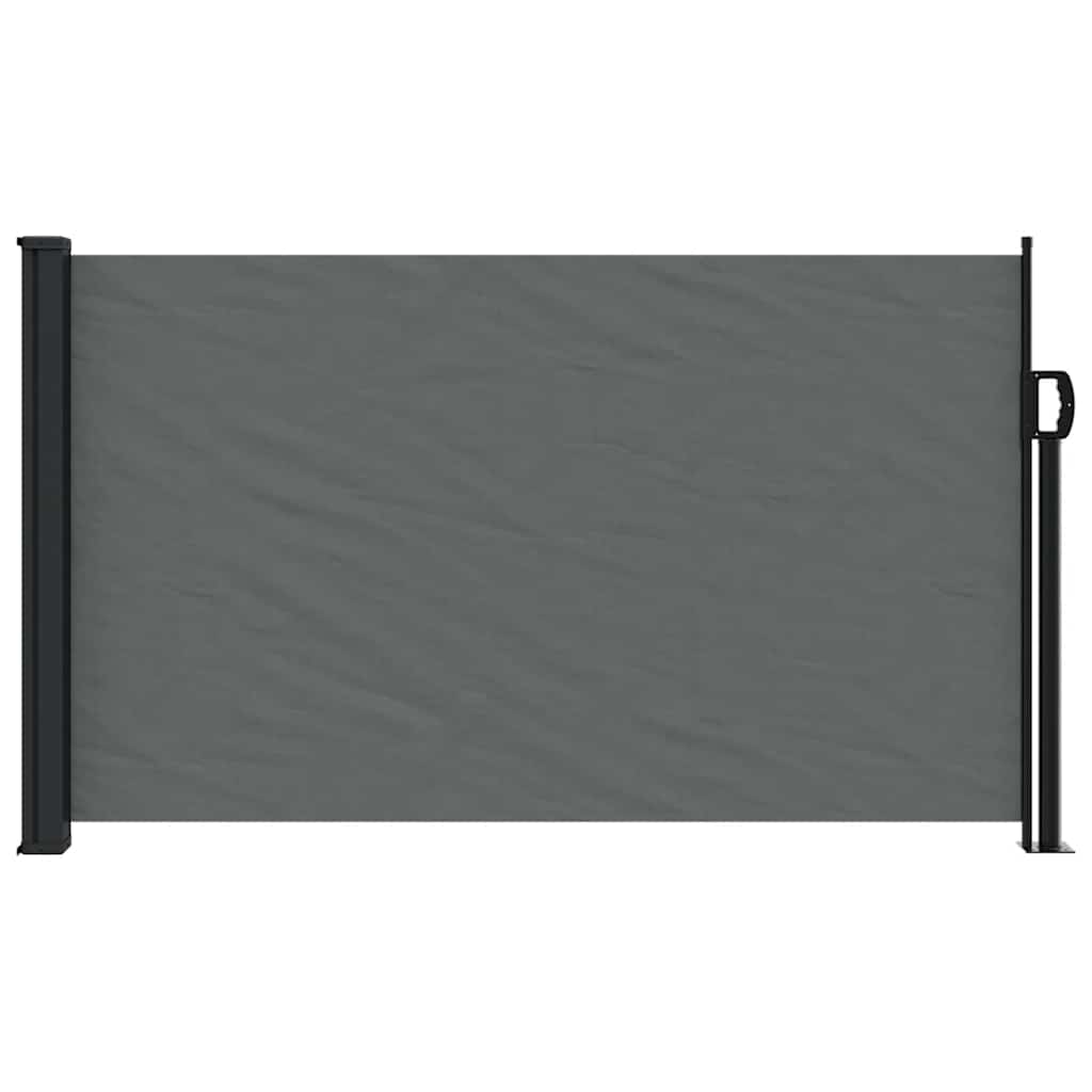 Seitenmarkise Ausziehbar Schwarz 100x300 cm