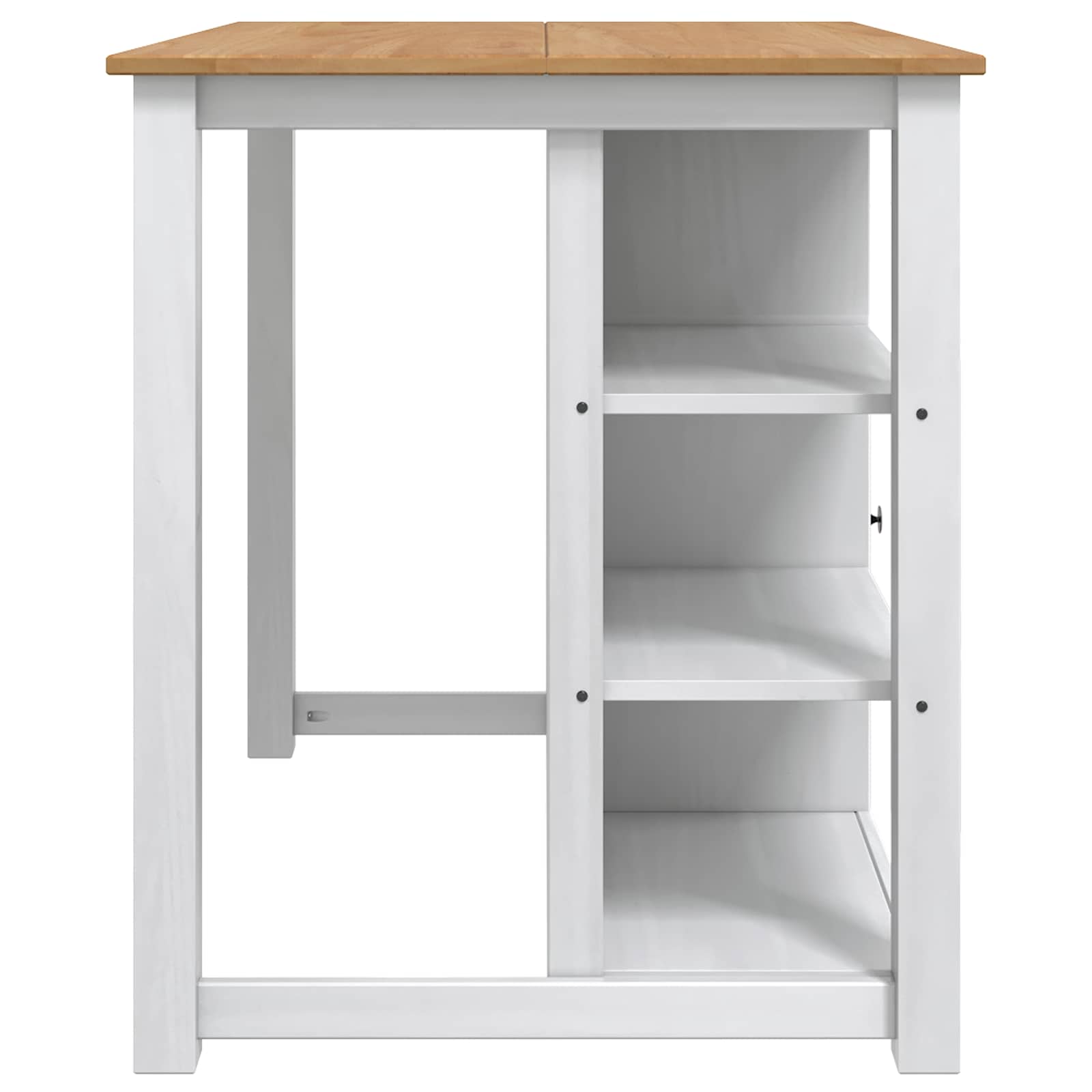 Küchentrolley mit Tür PANAMA 2 pcs Honigwachs 112 x 77 x 90 cm