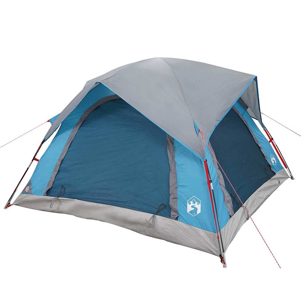 Campingzelt 4 Personen Grün Wasserdicht