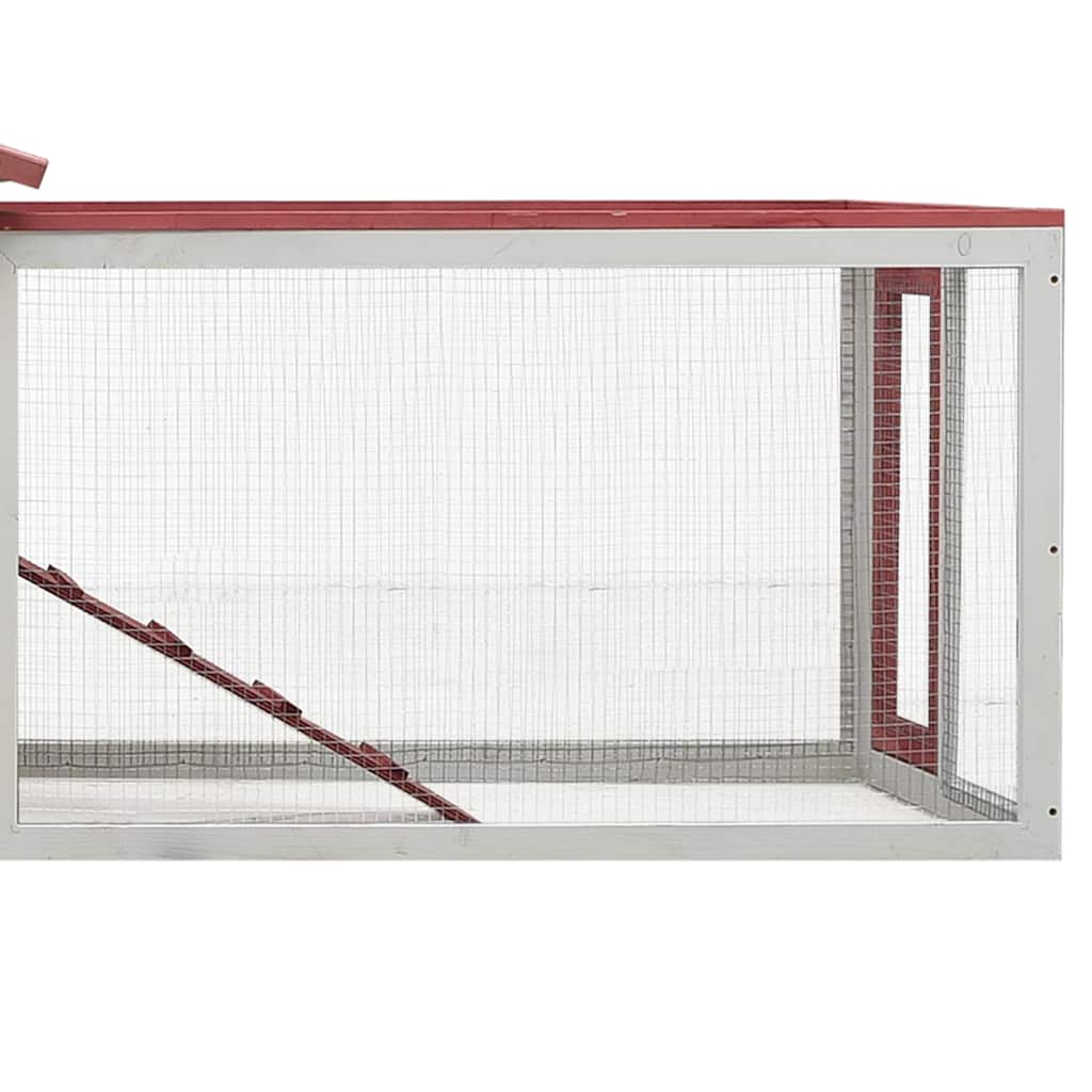 Kaninchenstall 310x70x87 cm Kiefernholz & Tannenholz