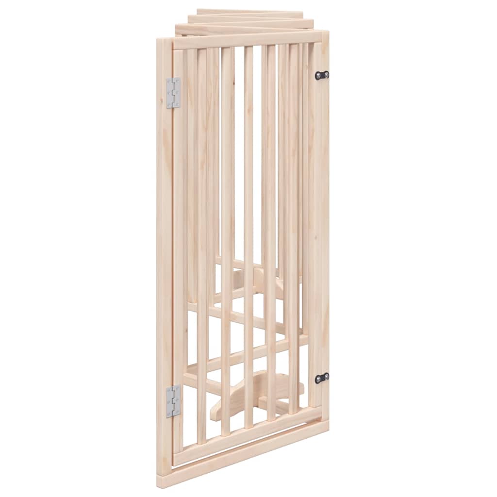 Hundegitter Faltbar 3 Paneele 150 cm Pappelholz