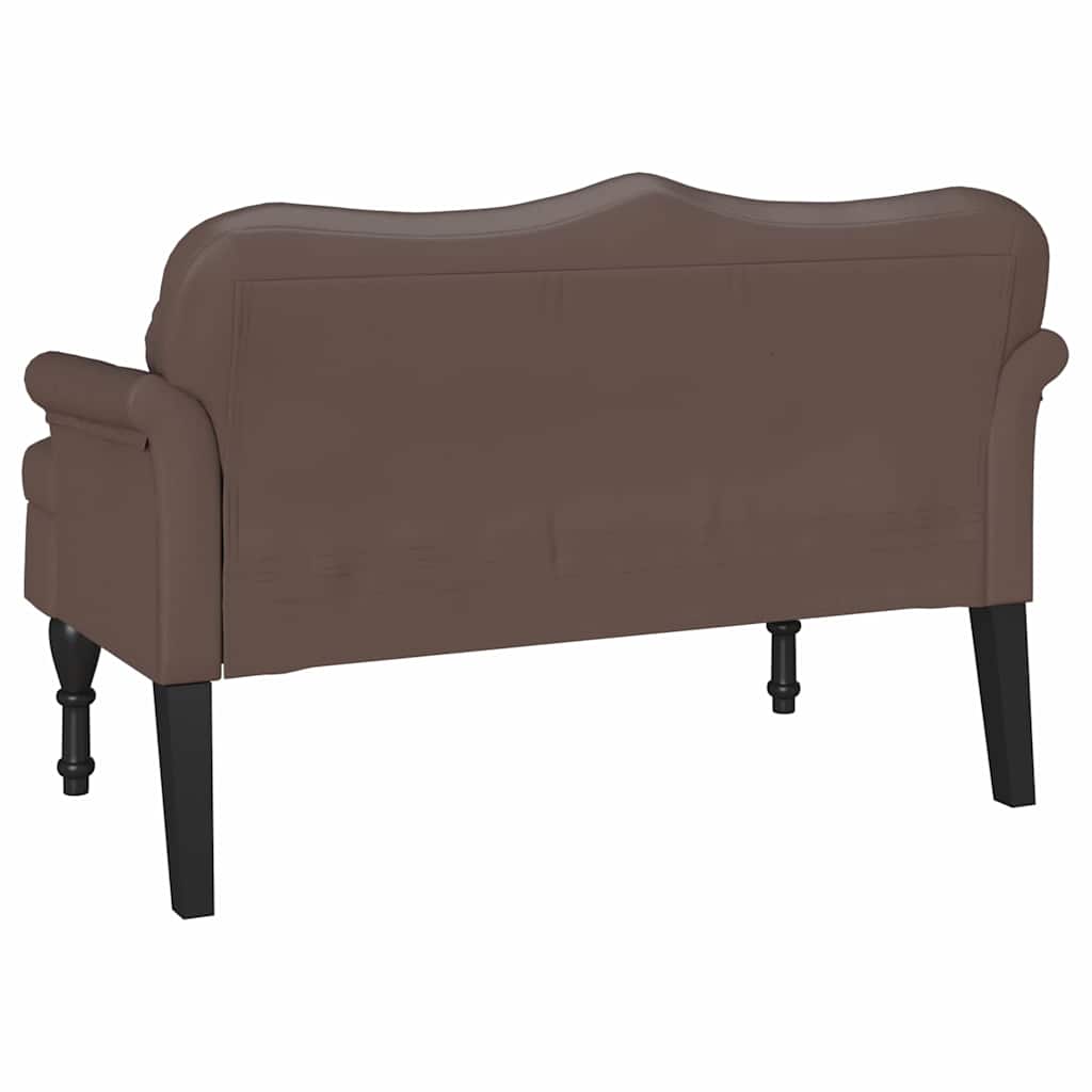 Chesterfield Bank Creme 120,5 x 65 x 75 cm Kunstleder