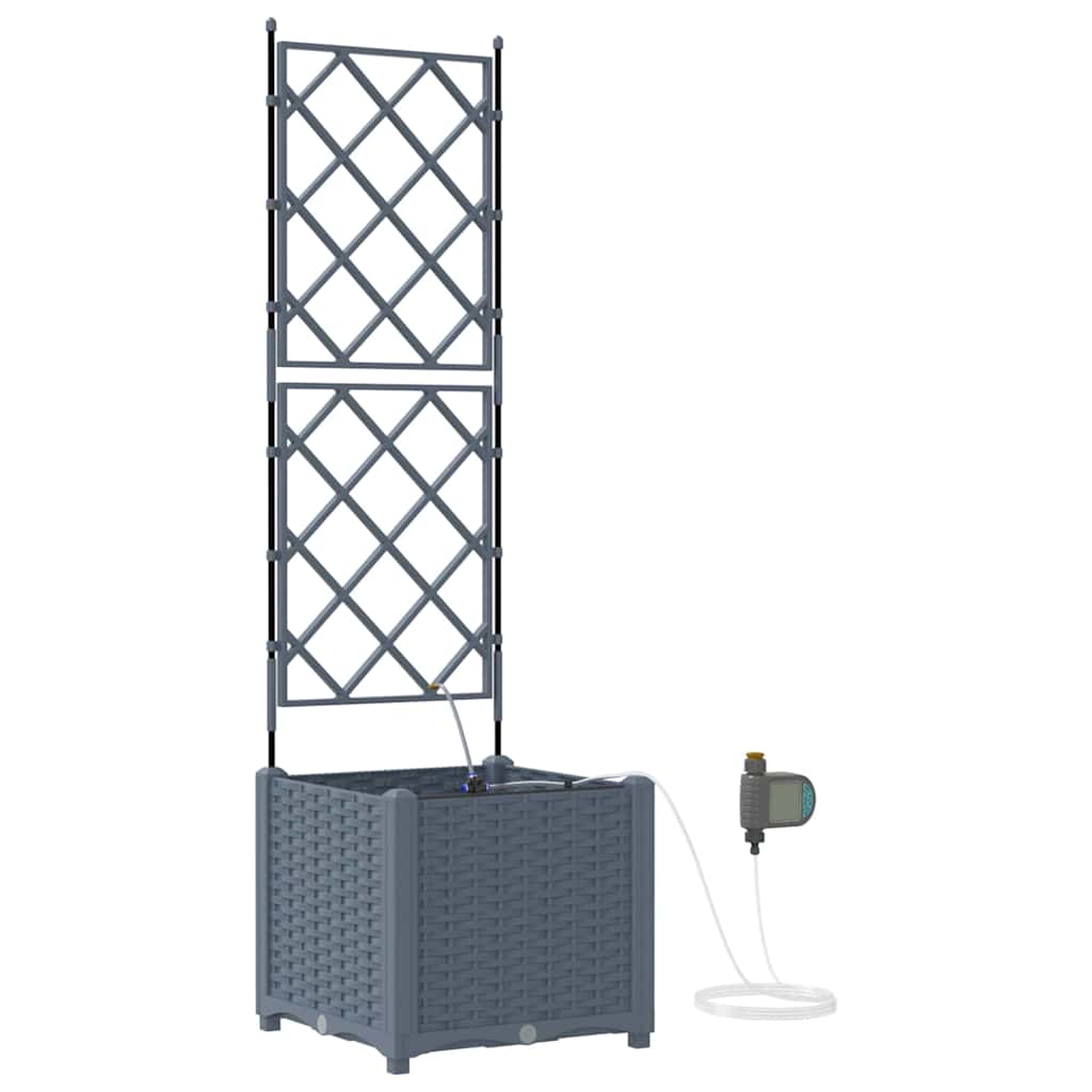 Garten-Pflanzgefäß 4 Stk. Braun 160 x 40 x 22 cm PP