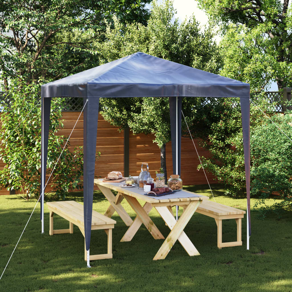Party-Zelt 200 x 200 x 240 cm Rot PE und Stahl