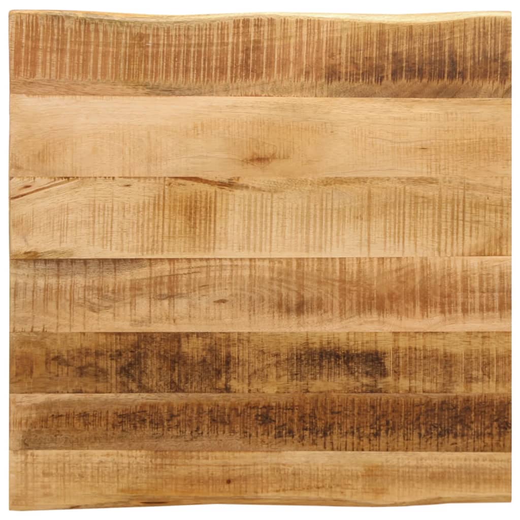 Tischplatte 40x40x2,5 cm Rechteckig Massivholz Akazie Baumkante