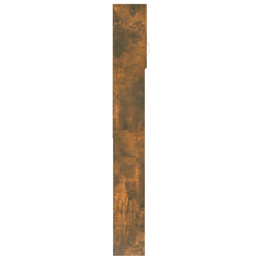 Waschmaschinenschrank Weiß 64x25,5x190 cm Holzwerkstoff