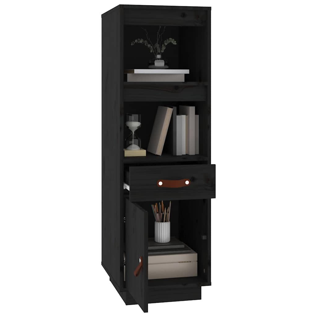 Highboard 34x40x108,5 cm Massivholz Kiefer
