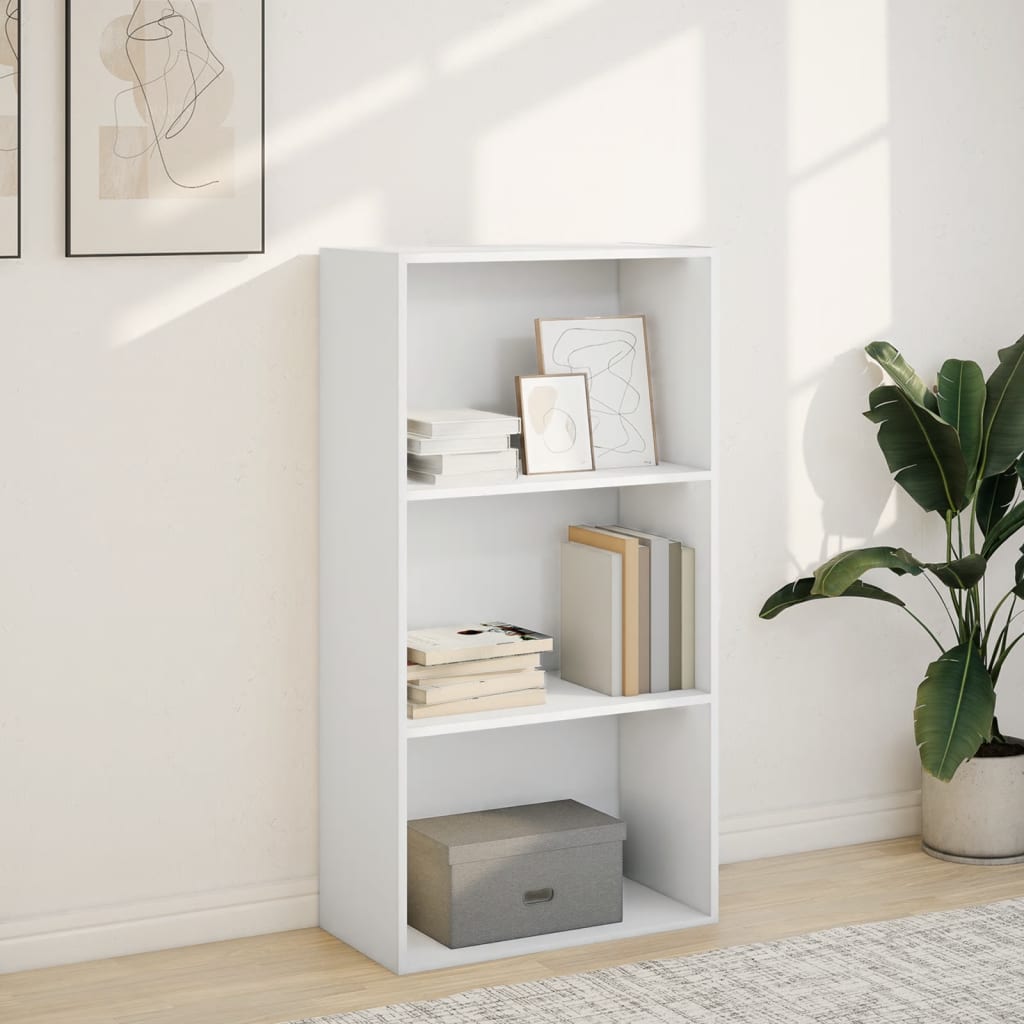 Bücherregal Weiß 80x30x189 cm Holzwerkstoff