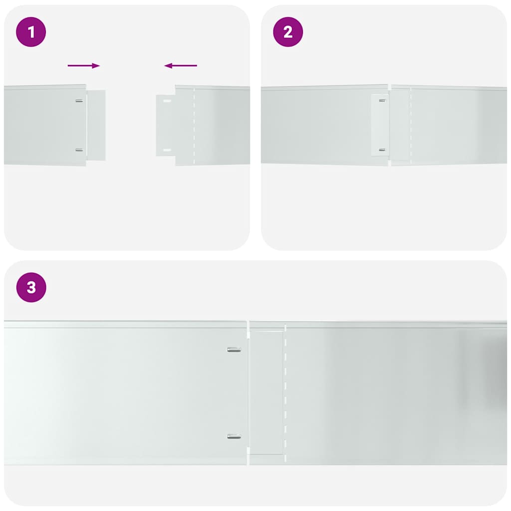 Flexible Rasenkante 5-er Set Verzinkter Stahl 100x14 cm