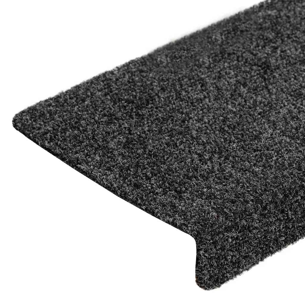 Stufenmatten Selbstklebend 15 Stk. 65x21x4 cm Hellbraun Rechteckiger Rand