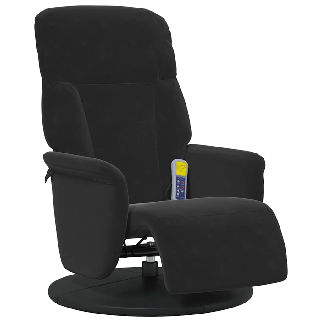 Massage Relaxsessel Dunkelgrau 91 x 71 x 105 cm Samt