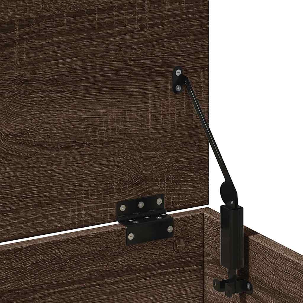 Aufbewahrungstruhe Weiß 84x42x46 cm Holzwerkstoff