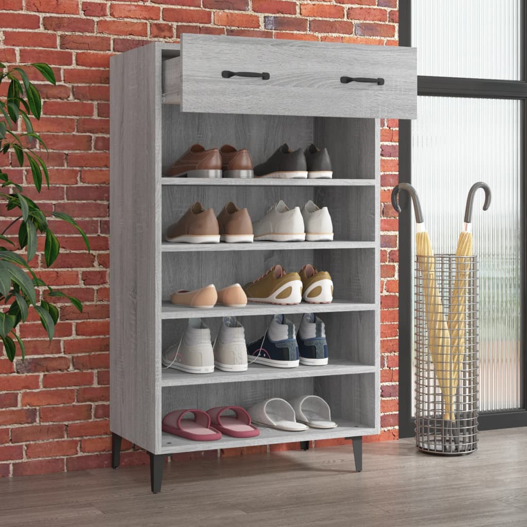 Schuhschrank Weiß 60x35x105 cm Holzwerkstoff