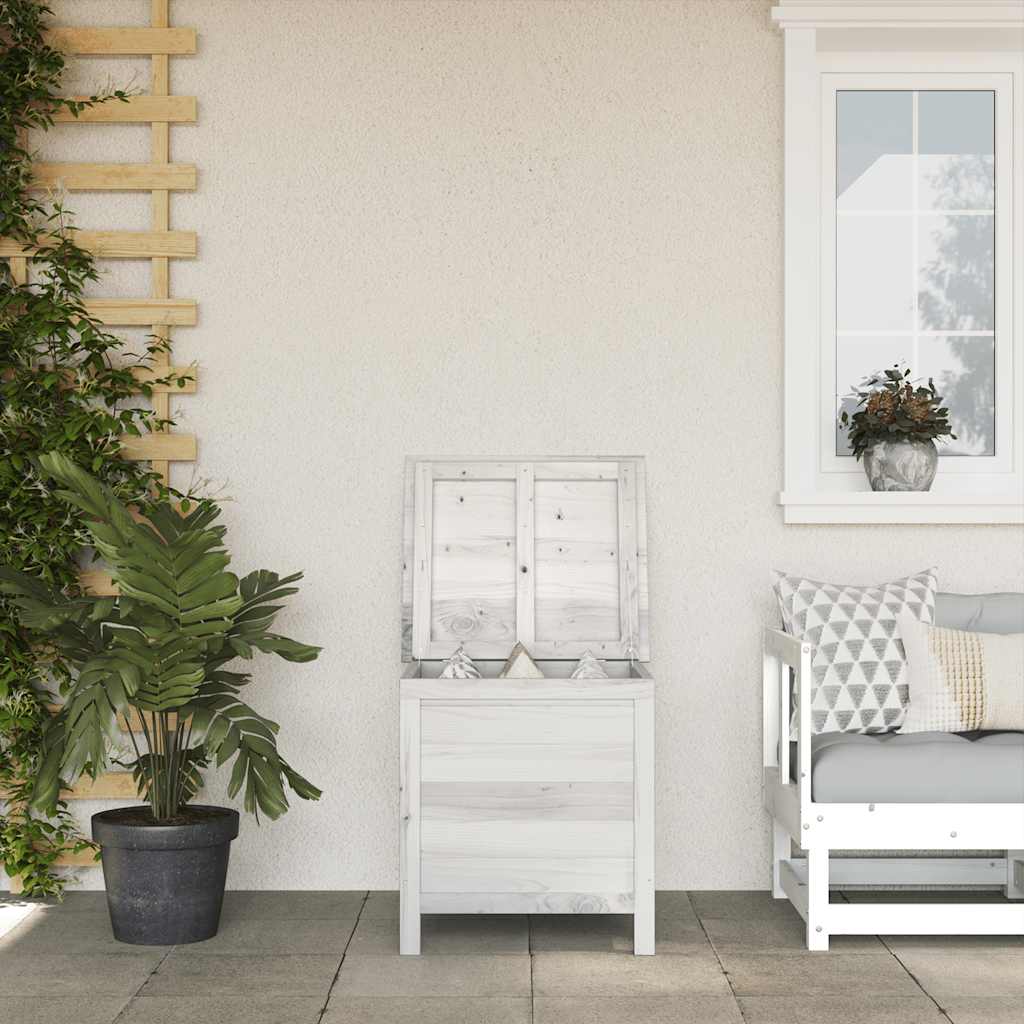 Gartentruhe 50x49x56,5 cm Massivholz Tanne