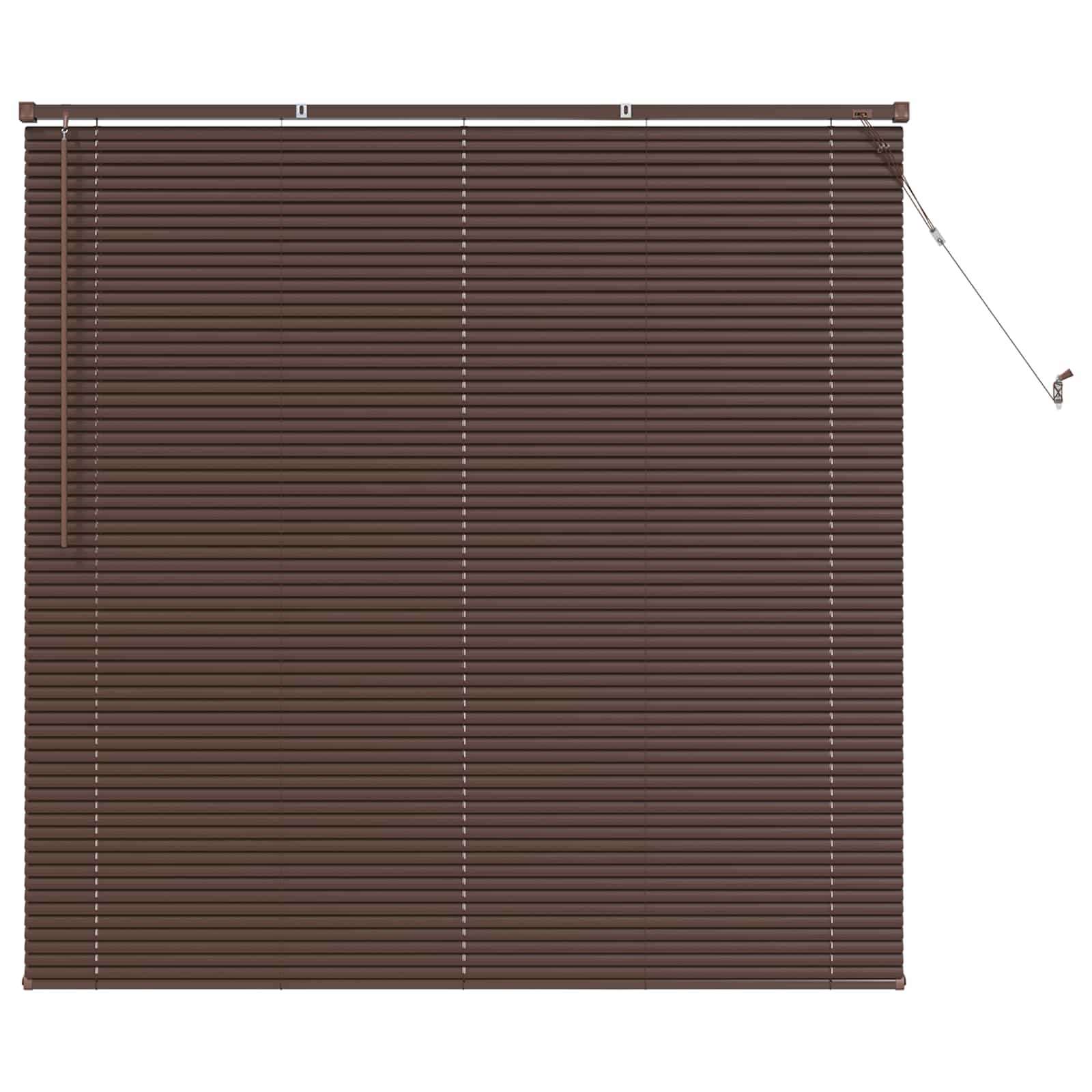 Jalousie Silber Grau 150 x 40 cm 25 mm PVC