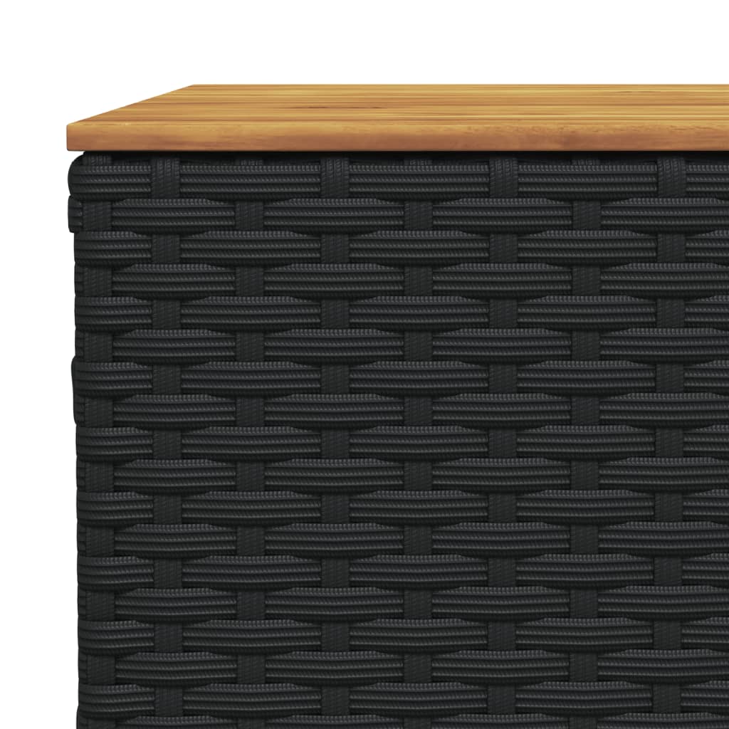 10-tlg. Garten-Sofagarnitur mit Kissen Beige Poly Rattan