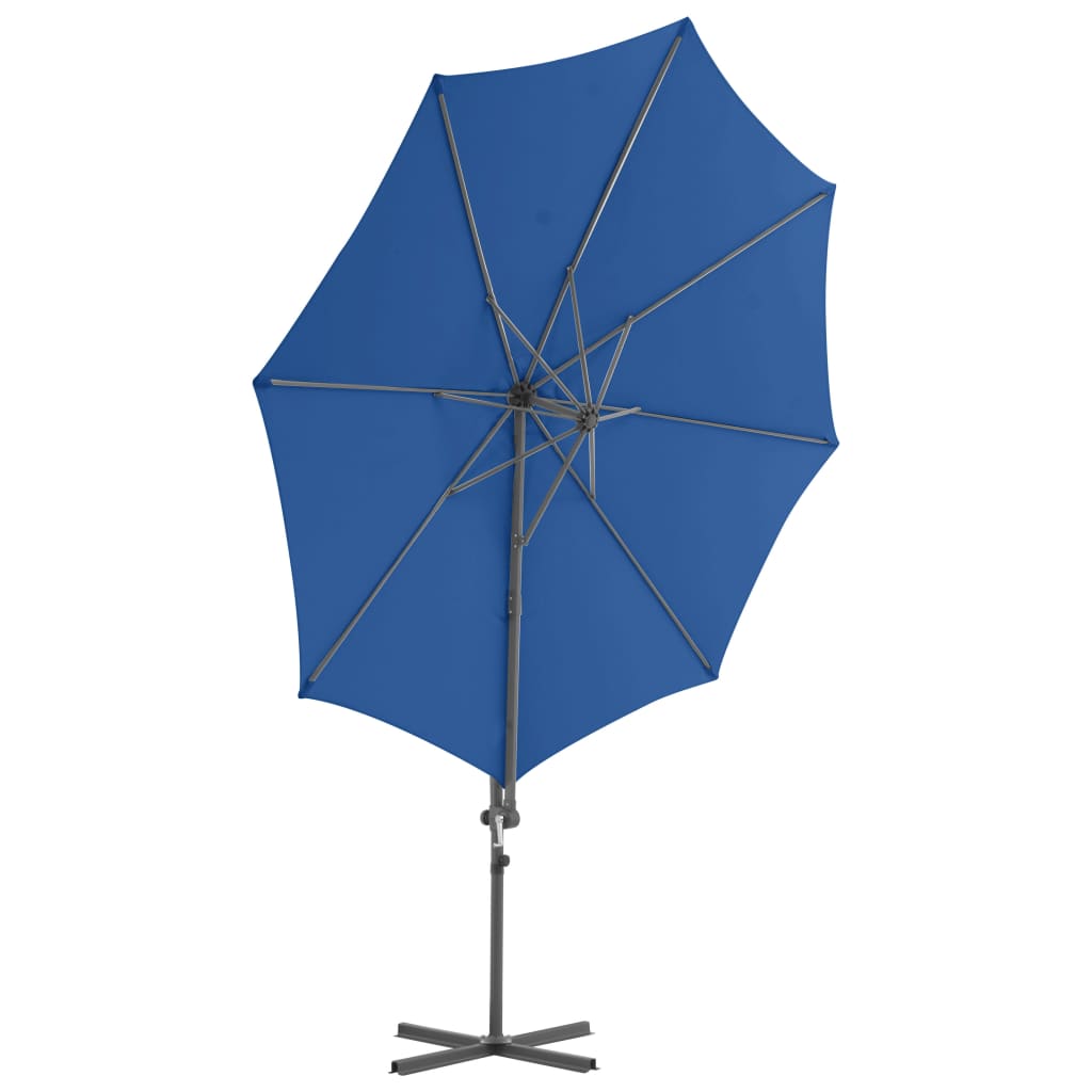 Ampelschirm mit Stahl-Mast 250x250 cm Bordeauxrot