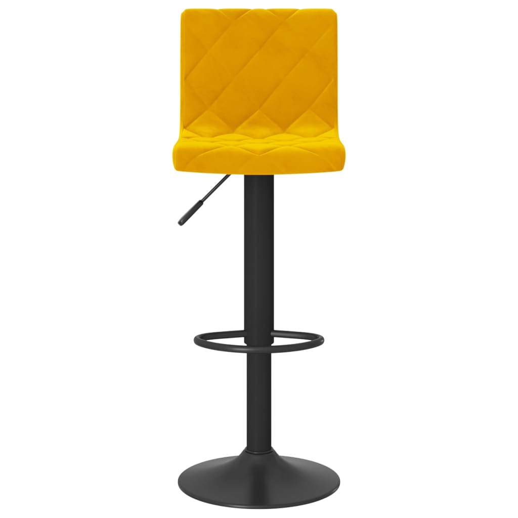 Barhocker 2 Stk. Creme Samt