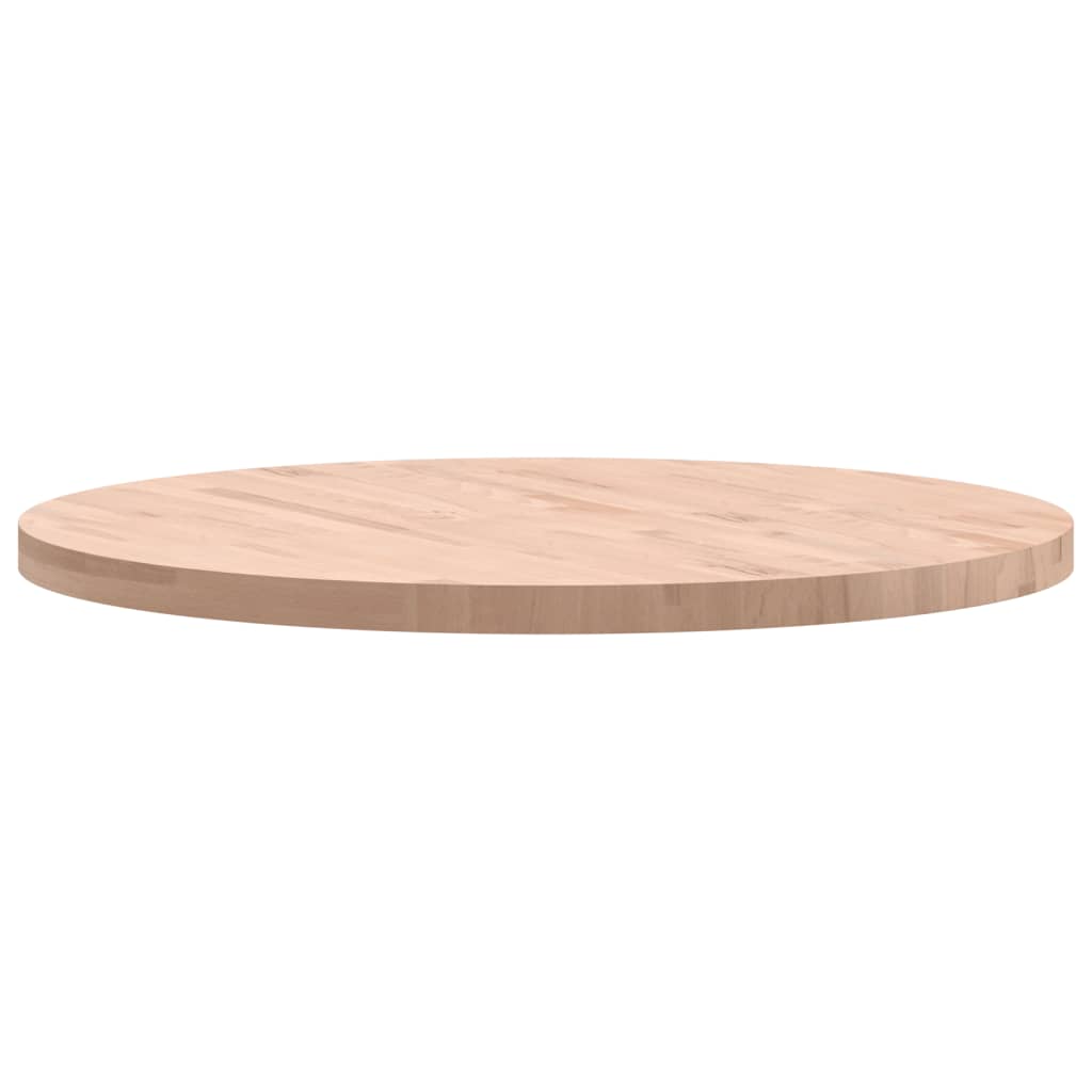 Tischplatte Ø30x1,5 cm Rund Massivholz Buche