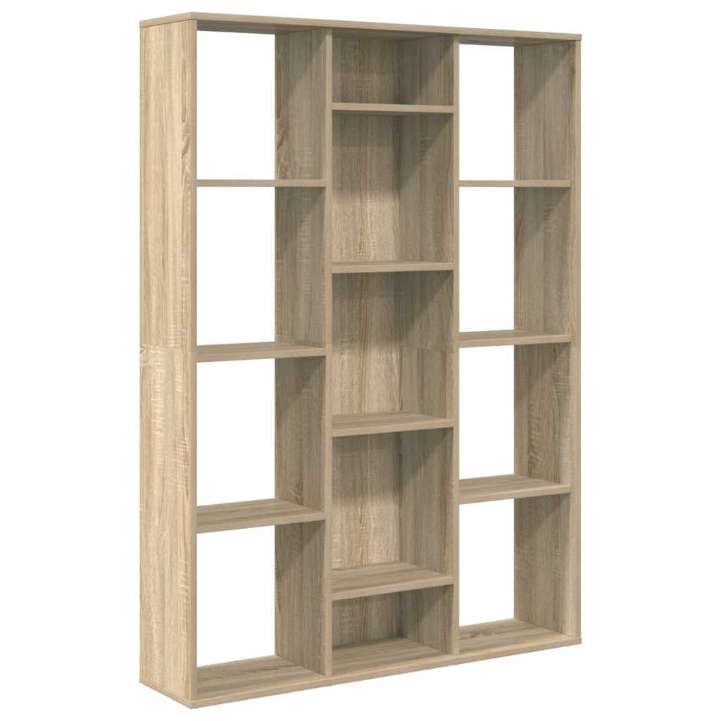 Raumteiler/Bücherregal Weiß 100x24x140 cm Holzwerkstoff
