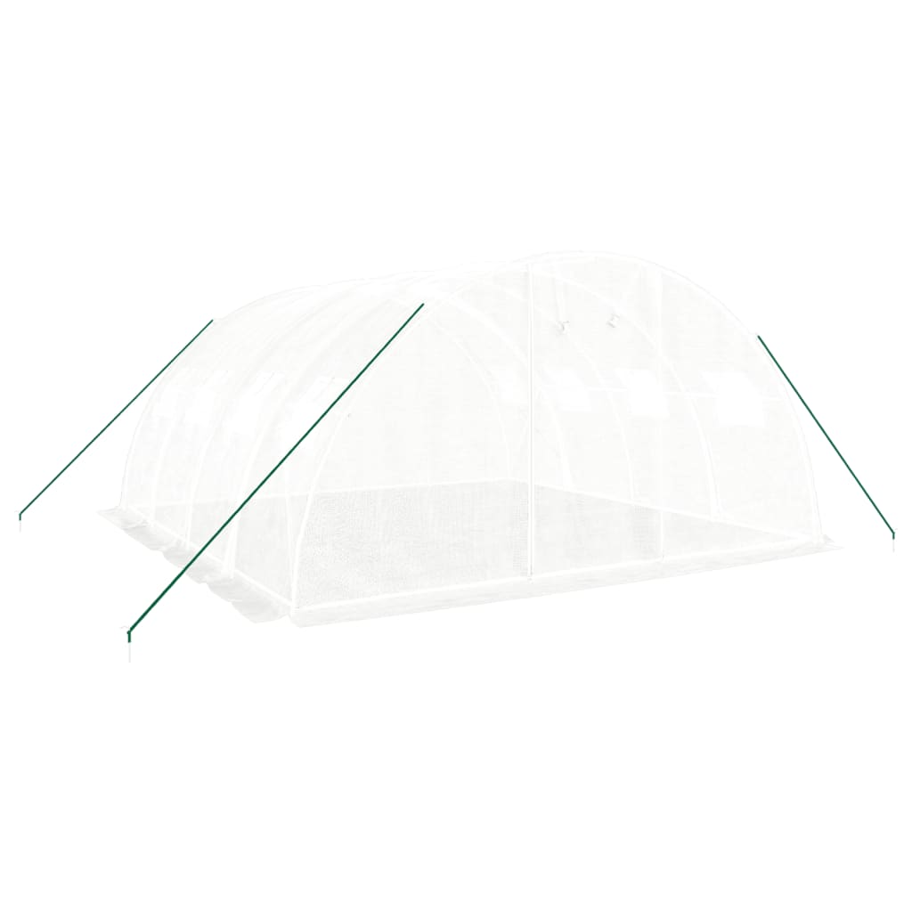 Gewächshaus mit Stahlrahmen Grün 8 m² 4x2x2 m