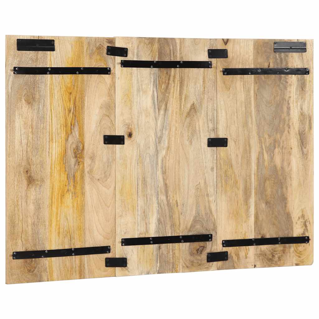 Kopfteil Mehrfarbig 160 cm Massivholz Altholz