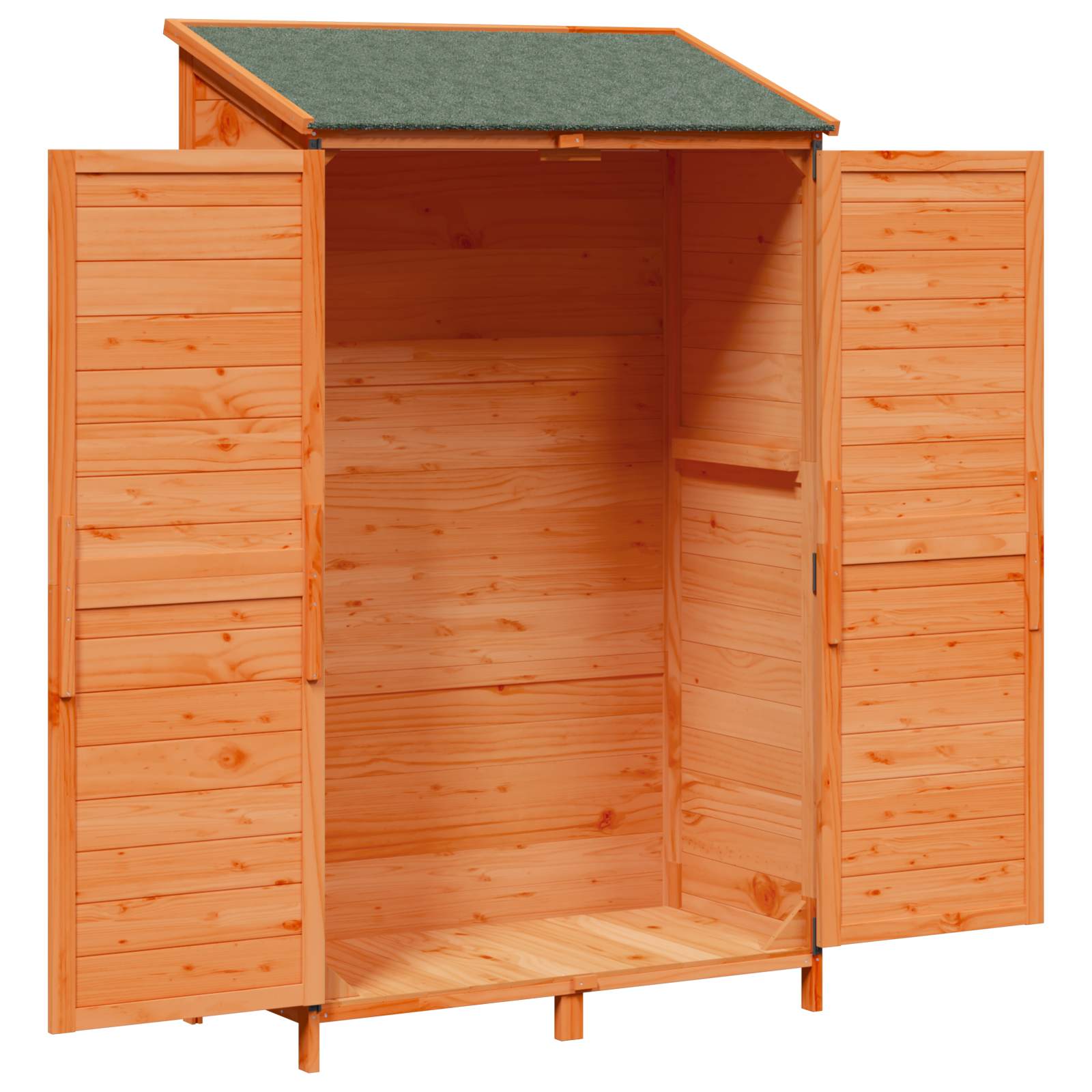 Gartenschuppen Natur 59,5 x 56 x 113,5 cm Massivholz aus Fichte
