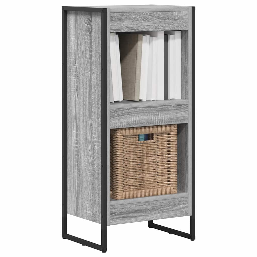 Bücherregal 2 pcs Schwarz Eichen-Optik 60 x 30 x 189,5 cm