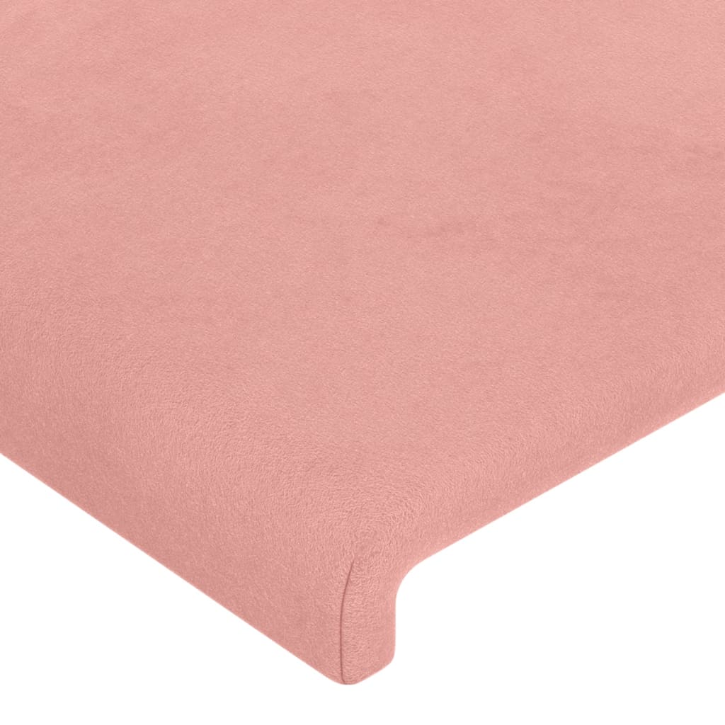 Kopfteil Hellgrau 80x5x118/128 cm Samt