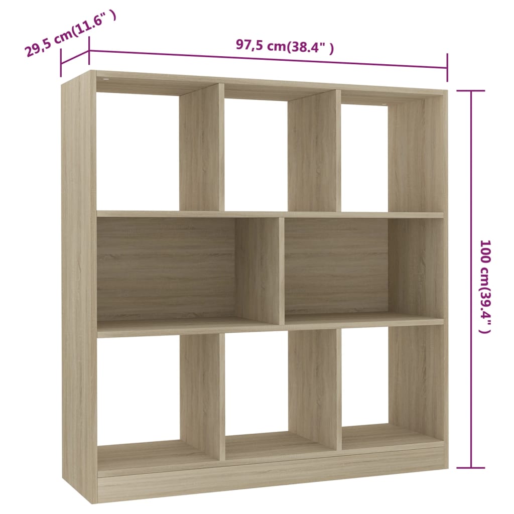 Bücherregal Weiß 97,5×29,5×100 cm Holzwerkstoff