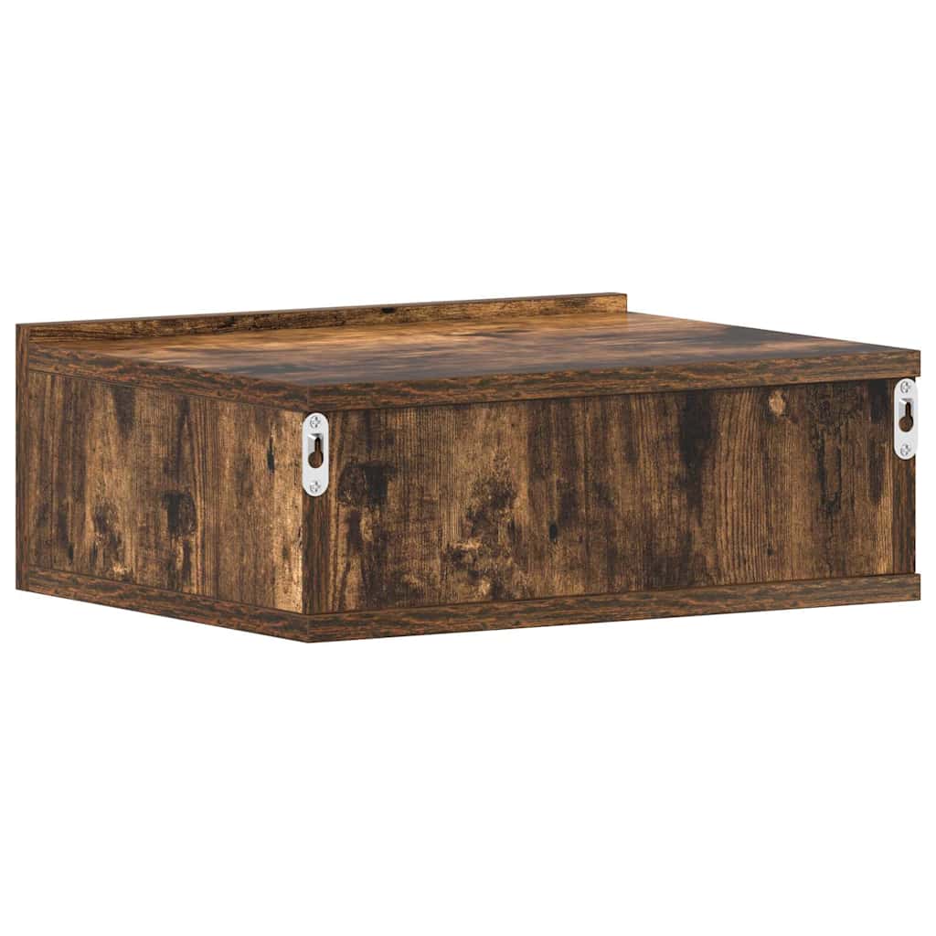 Hängender Nachttisch Weiß 40x30x15 cm Holzwerkstoff