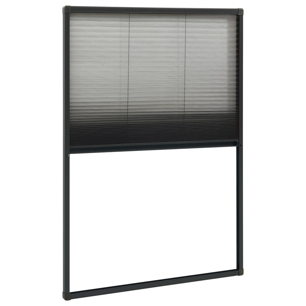 Plisse Insektenschutz-Fenster 80×160 cm