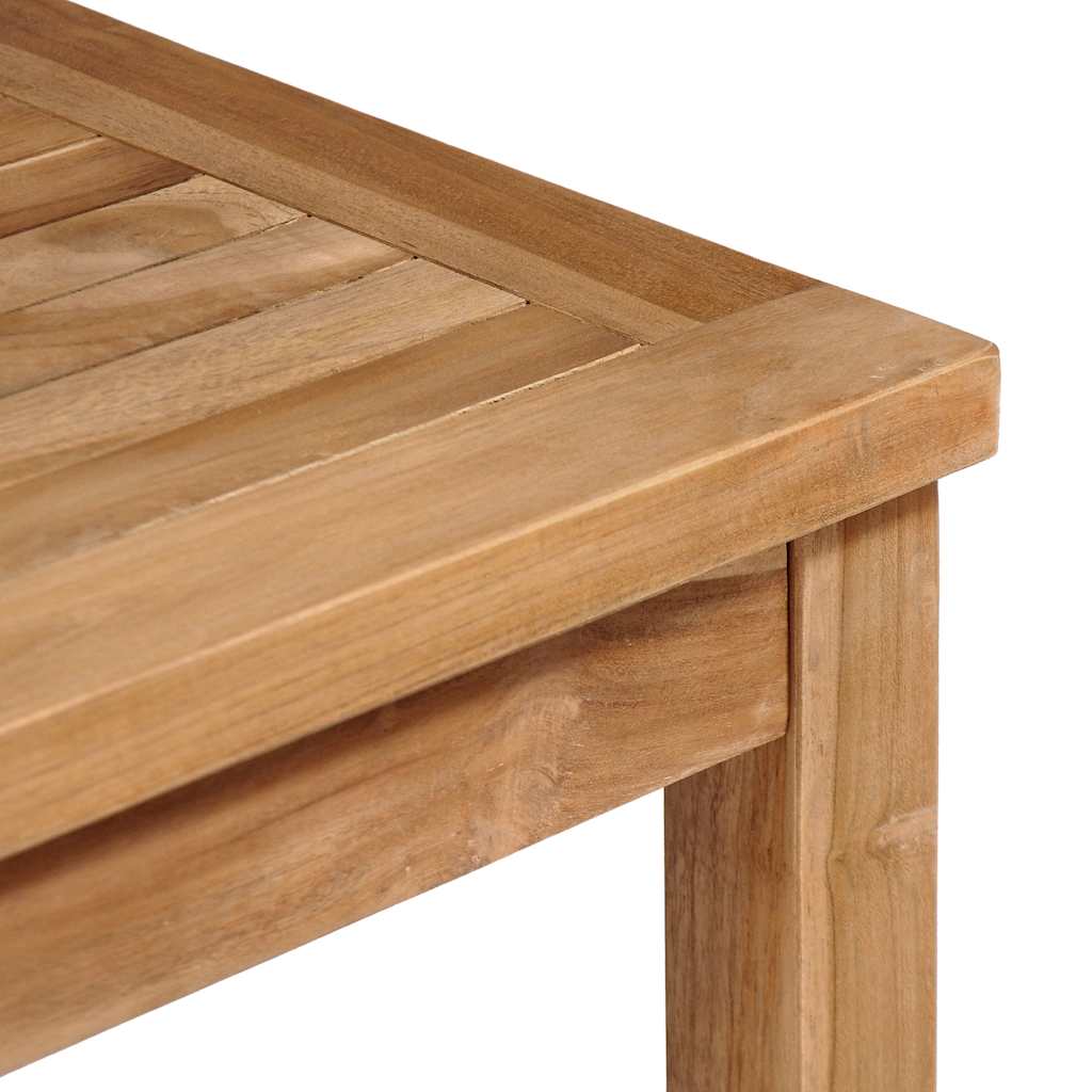 Garten-Esstisch 140x80x77 cm Massivholz Teak