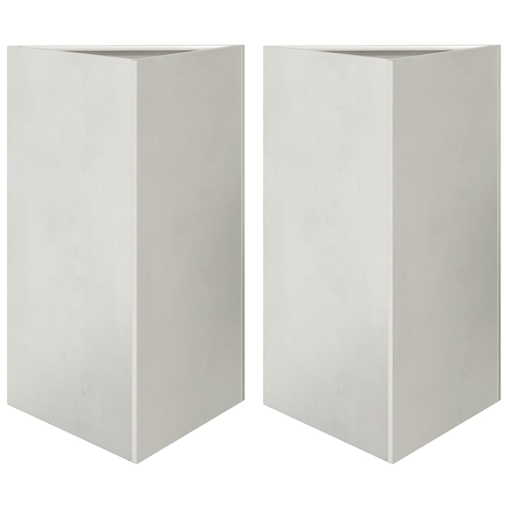 Pflanzkübel 30x26x75 cm Cortenstahl