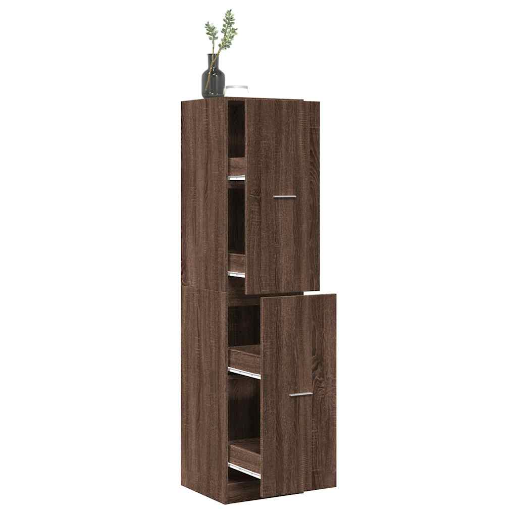 Apothekerschrank Weiß 30 x 41 x 174,5 cm Holzwerkstoff