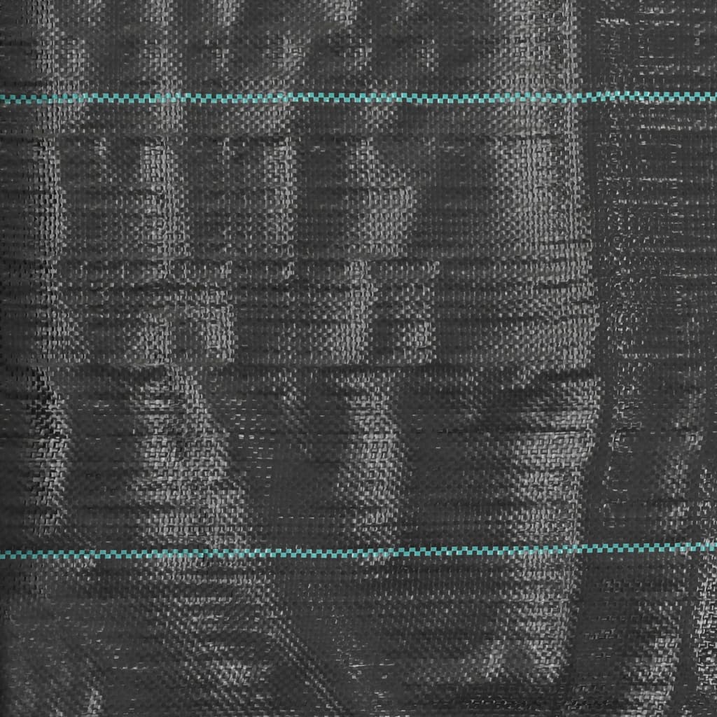 Unkraut- und Wurzelschutzfolie PP 2 x 100 m Schwarz